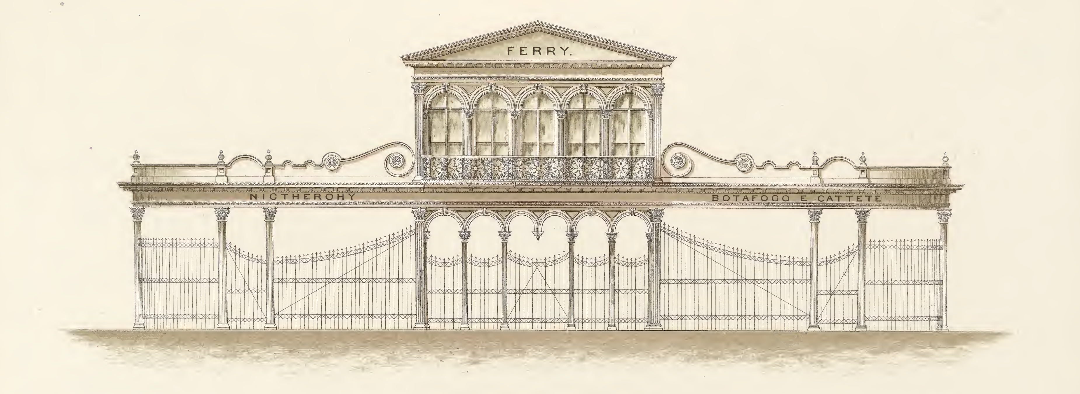 Ferry House — Architectural Iron Works, New York